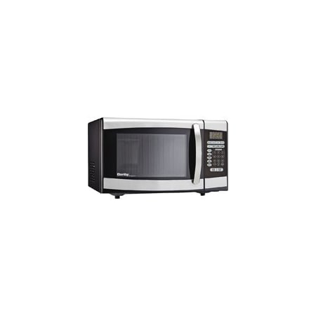 Danby Danby DBMW0924BBS Microwave, 0.9 cu-ft Capacity, 900 W, 2 Cooking Stages, Stainless Steel, Black DBMW0924BBS/DMW09